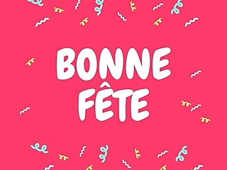 Couverture carte bonne fête éléphant impact