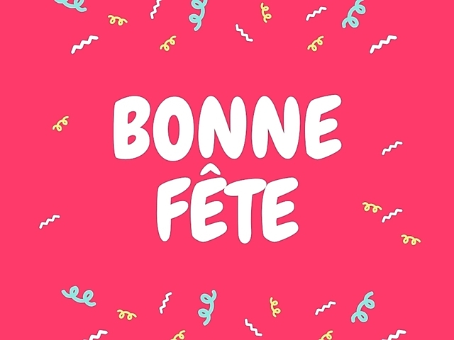 Couverture carte bonne fête éléphant impact