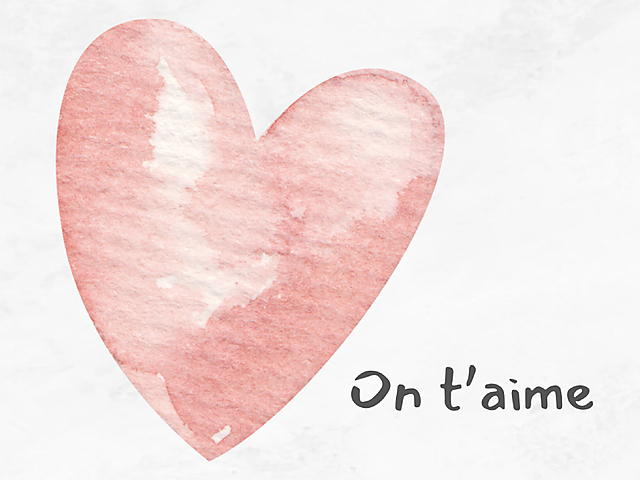 Couverture carte d'amour on t'aime