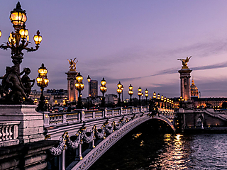 Couverture carte virtuelle Paris pont