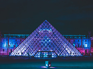 Couverture carte virtuelle Paris Louvres