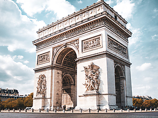 Couverture carte virtuelle Paris Arc de Triomphe