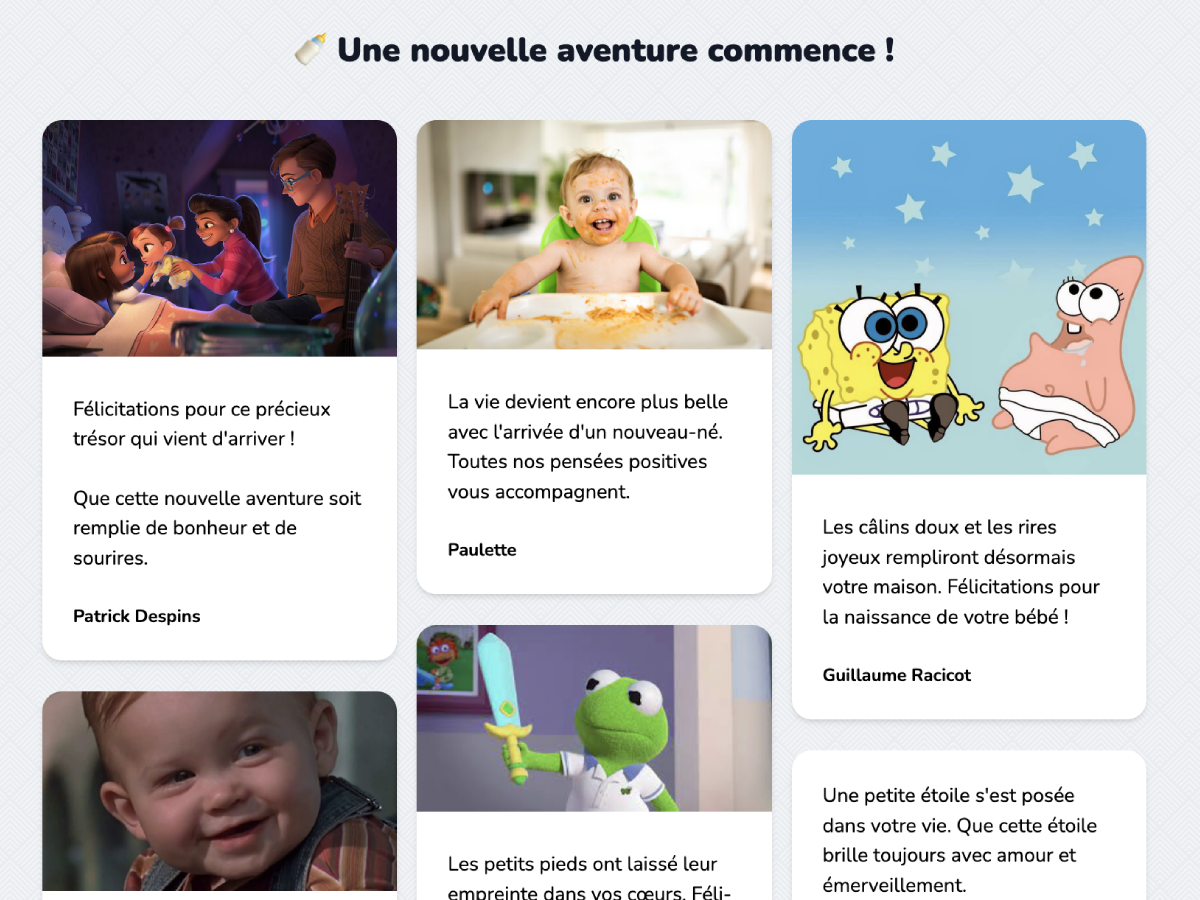 Capture d'écran carte virtuelle avec messages